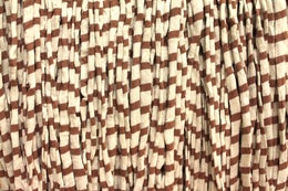 10. Raita ruskea-luonnonvalkoinen