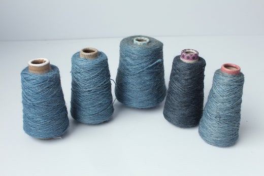 POISTO: Ohuet siniset juuttilangat 1,3kg